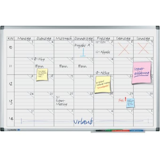 Planbord Legamaster premium projectplanner 60x90cm
