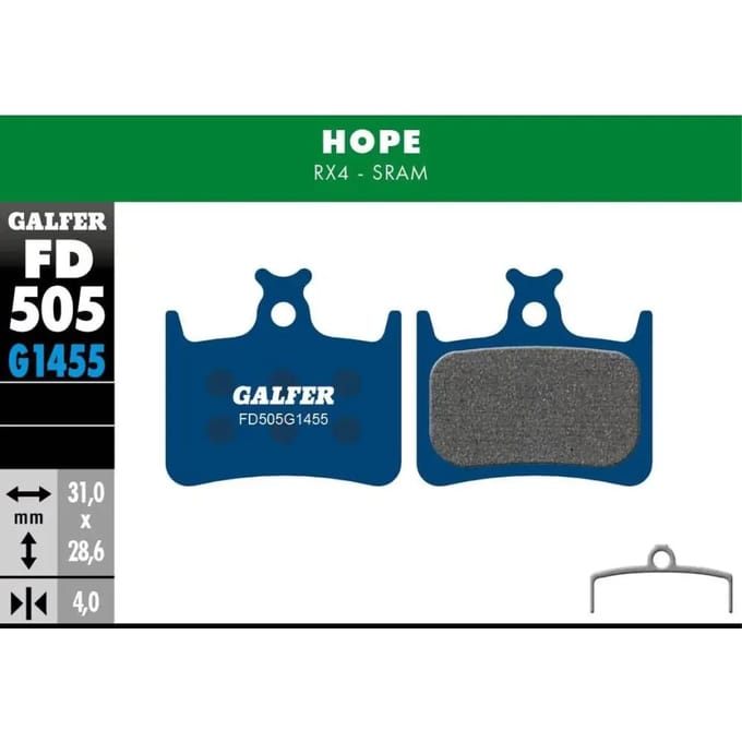 Remblok Galfer Fd496 Hope Rx4 / Sram