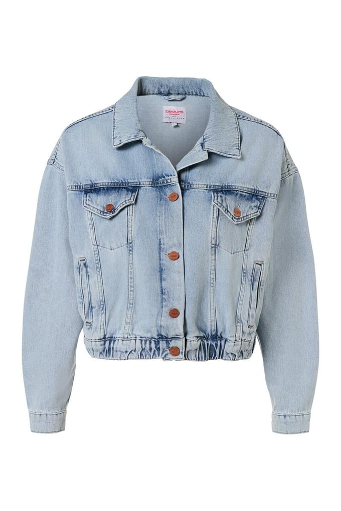 Caroline Tensen Oversized Helsinki Denim Jacket Licht Blauw