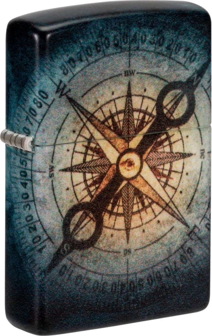 Aansteker Zippo Compass Ghost Glow in the Dark