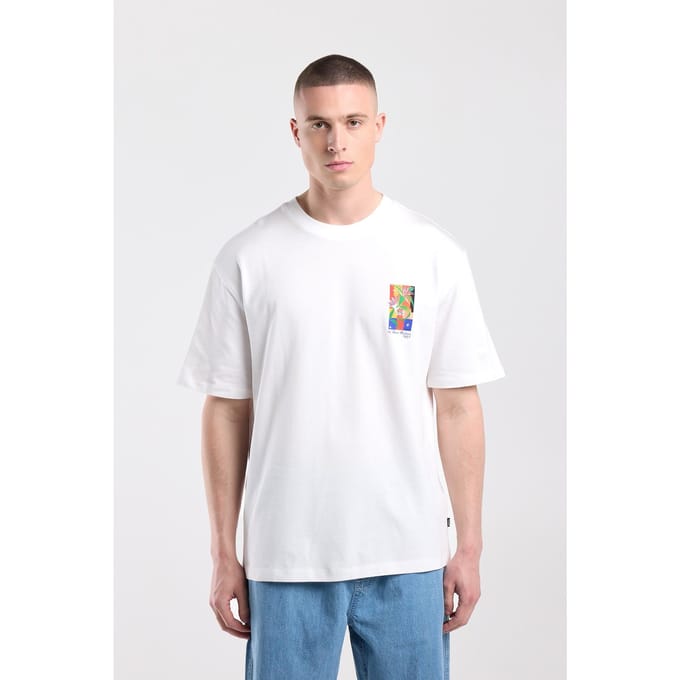 America Today Eagle Off White Maat: M | Basic T-Shirts Outlet | Heren | Wit