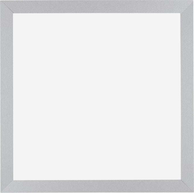 Fotolijst 60x60 cm - MDF - Zilver Mat - Marseille