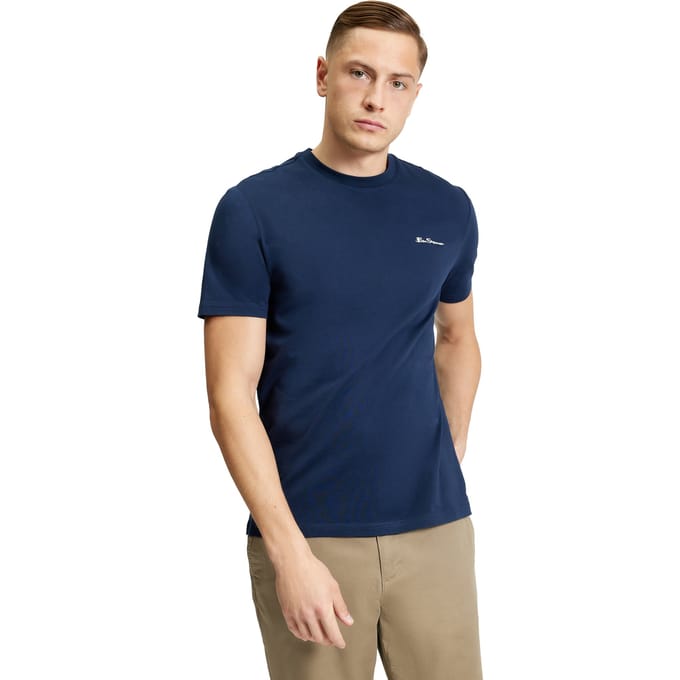 Ben Sherman Handtekening T-shirt heren (Donkere marine)