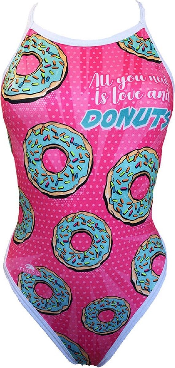 Turbo Comic Donut Revolution Zwemkleding Roze S Vrouw