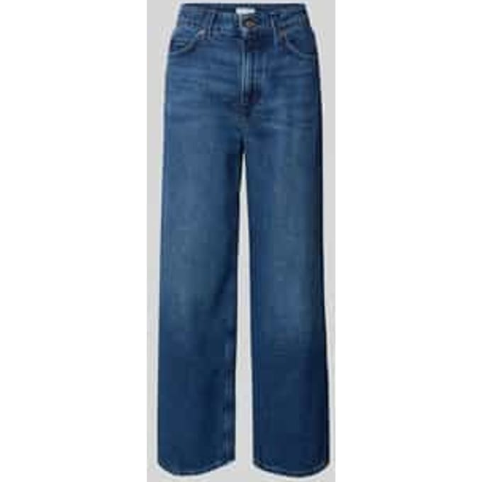 Relaxed fit jeans met merkdetail