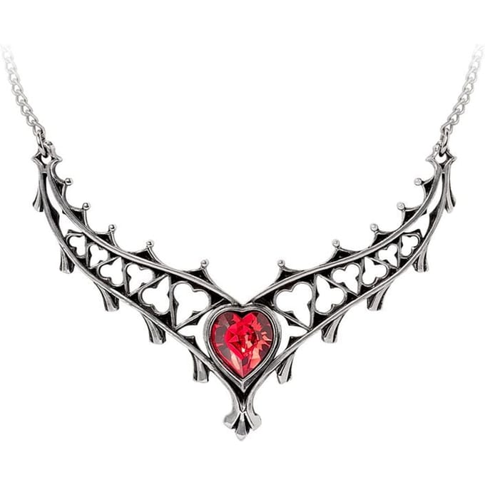 Alchemy Gothic - Gothic Halsketting - Elizabethan - zilverkleurig