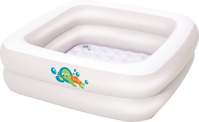 Bestway - Babyzwembad met Opblaasbare Bodem - 86 x 86 x 25 cm