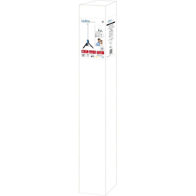 Ledino LED lichtkolom Rath 360° blauw/zwart 6.500K 180 W