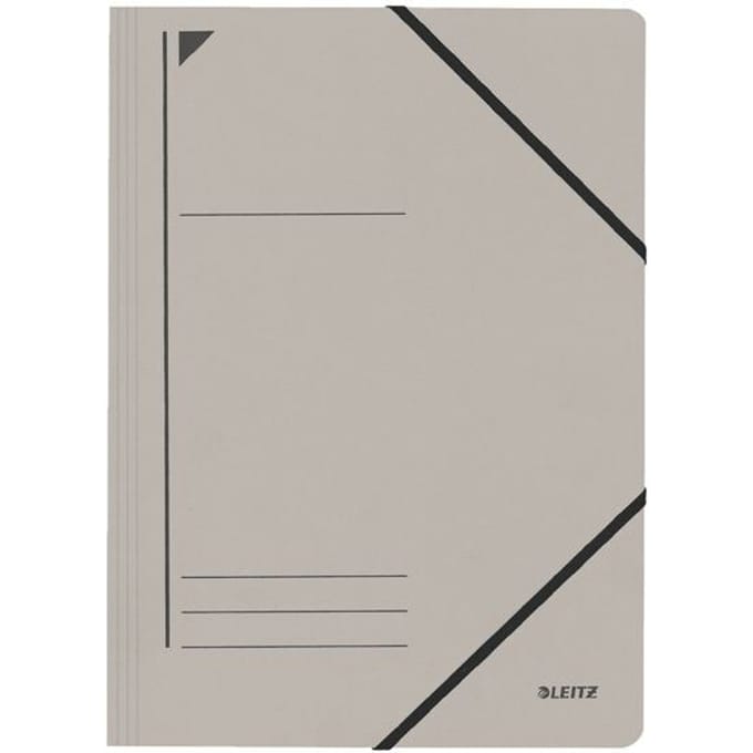 LEITZ® hoekmap, DIN A4, elastische sluiting, grijs