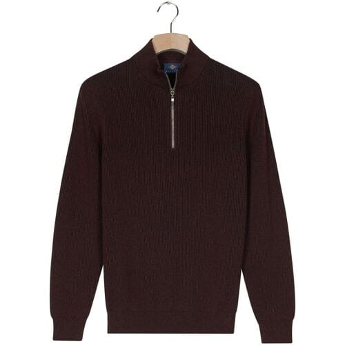 Baileys - Heren - Trui - Ribgebreid - Katoenen Pullover - Bordeaux - 528419-495