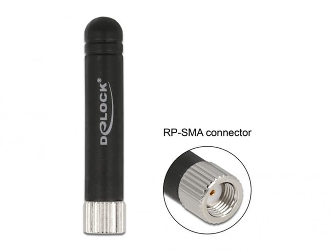 Delock 12714 12714 WiFi-antenne 3.7 dBi 2.4 GHz