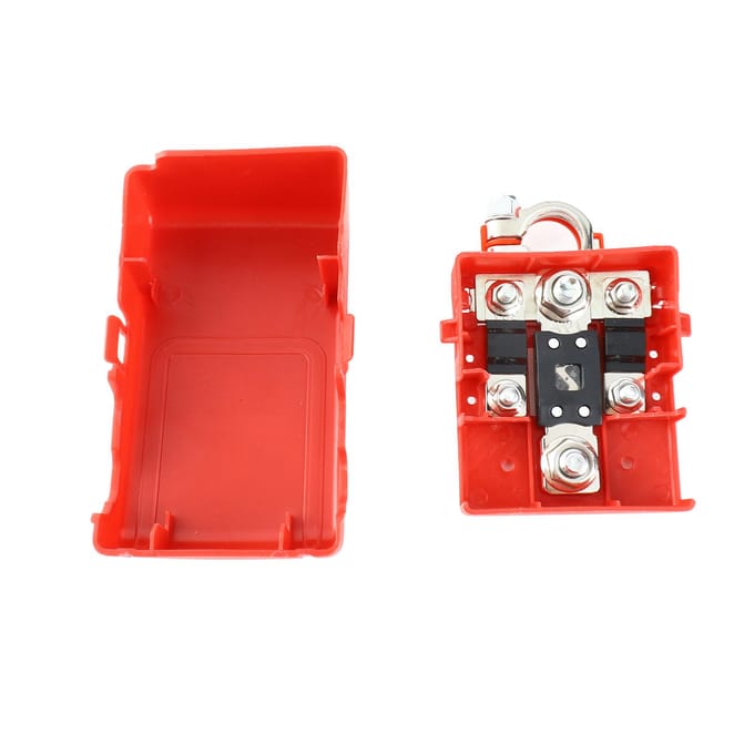 32V 400A Auto Zekering Batterij Verdeel Terminal Connector Snelontgrendeling Batterij Terminals Klemmen rood