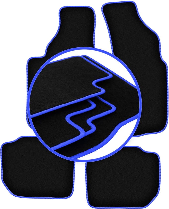 CARLUX-BLUE automatten voor: Audi V8 sedan (1988-1993)