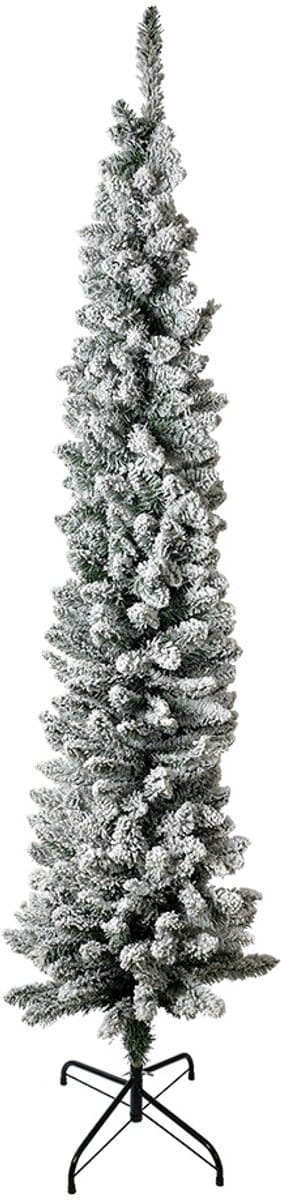 Clayre & Eef Kerstboom 210 cm Groen Wit Kunststof