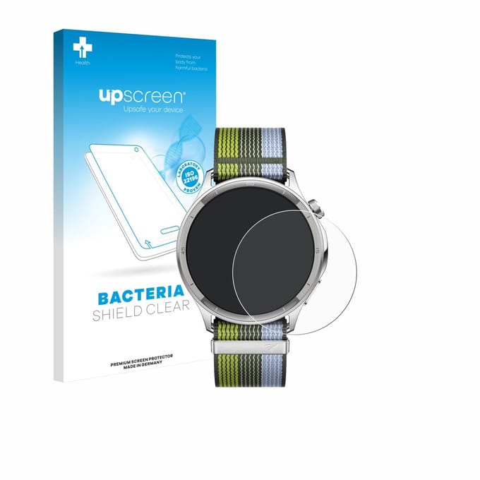 upscreen - Screenprotector voor Oppo Watch S - Folie Beschermfolie transparant antibacterieel