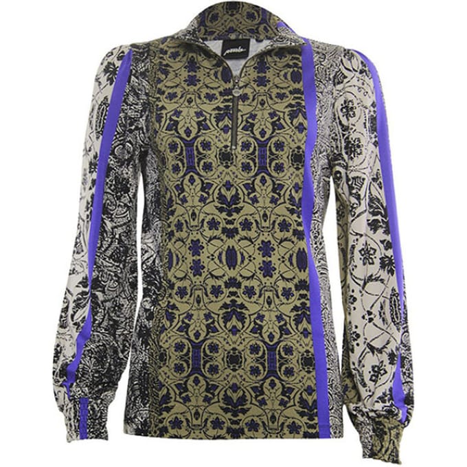 Poools top 333141 - Olive/Black