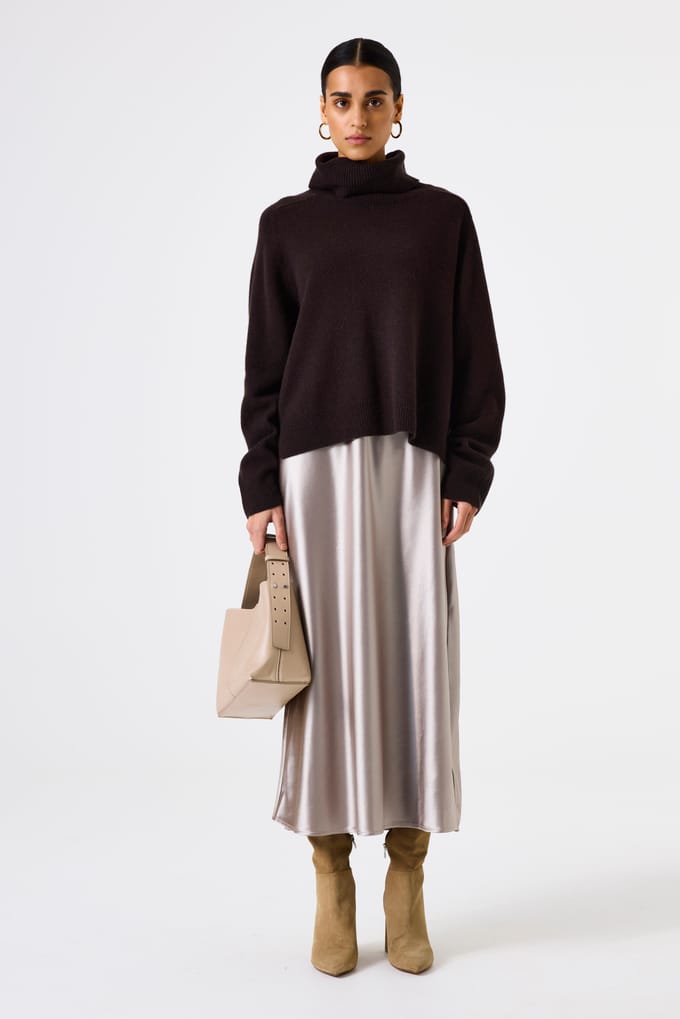 GARCIA Dames Effen Rok Grijs