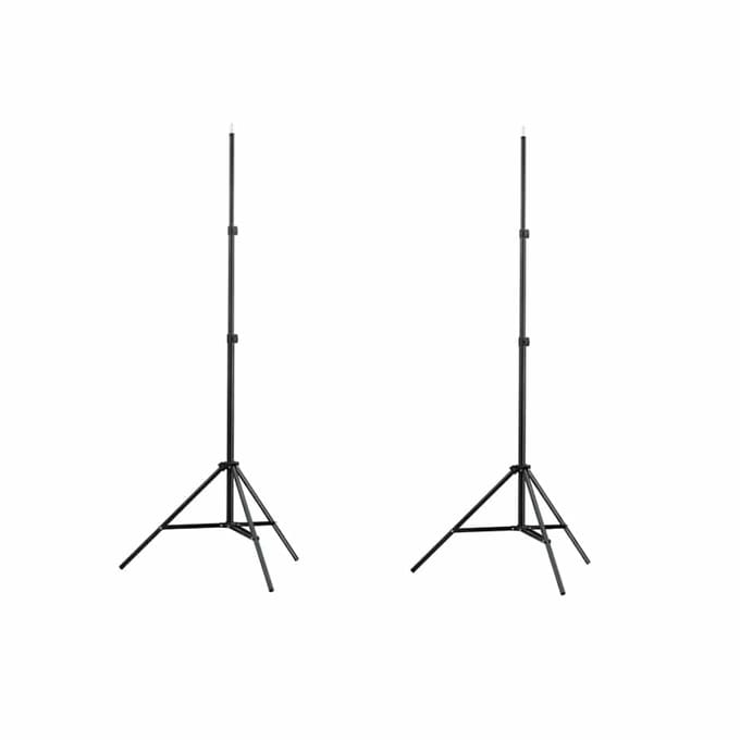 vidaXL - Lampstatief - 78-210 - cm - 2 - st
