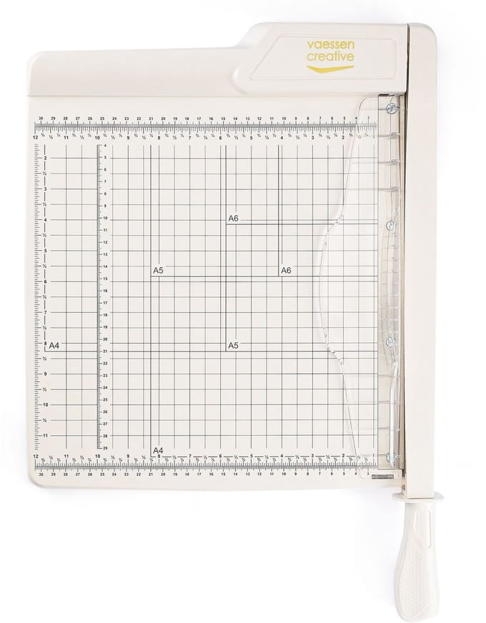 Vaessen Creative Guillotine Papiersnijder - 30,5 x 30,5 cm - Off-white