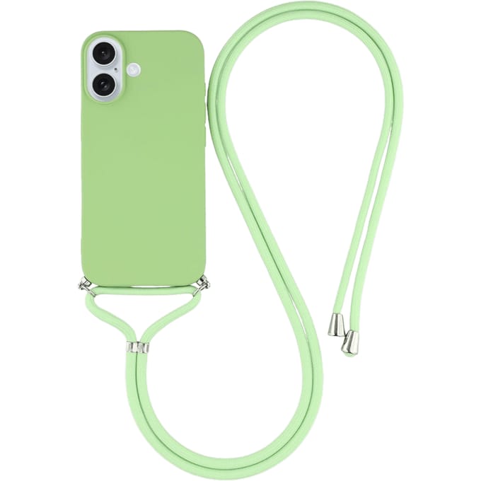 Mocaa Apple iPhone 17 Hoesje met Koord Matcha