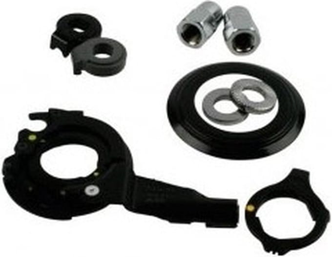 Shimano Montuurset 7r45 Staal Zwart 9 Delig