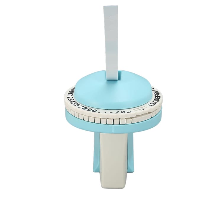 Embossing Label Maker 600dpi DIY Handmatige Labelprinter 3D Draagbare Embossed Label Maker Schrijver Blauw white