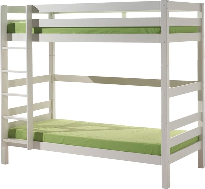 Vipack Stapelbed Pino 180 cm hoog - 90 x 200 cm - wit