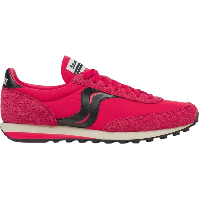 Saucony Dames 80 suède sportschoenen (Rood)