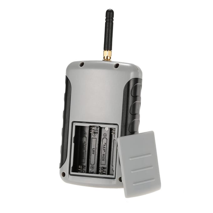 LUCKY Draagbare Professionele Sounder Draadloze Sonar Fish Finder Vissonde Detector Fishfinder EU Plug gray