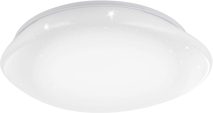 EGLO Sileras - LED plafondlamp - Ø60 cm - wit met kristal