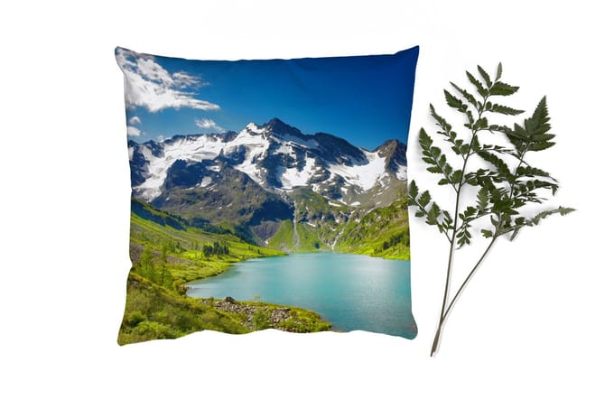 Sierkussens - Kussentjes Woonkamer - 50x50 cm - Sneeuw - Berg - Water