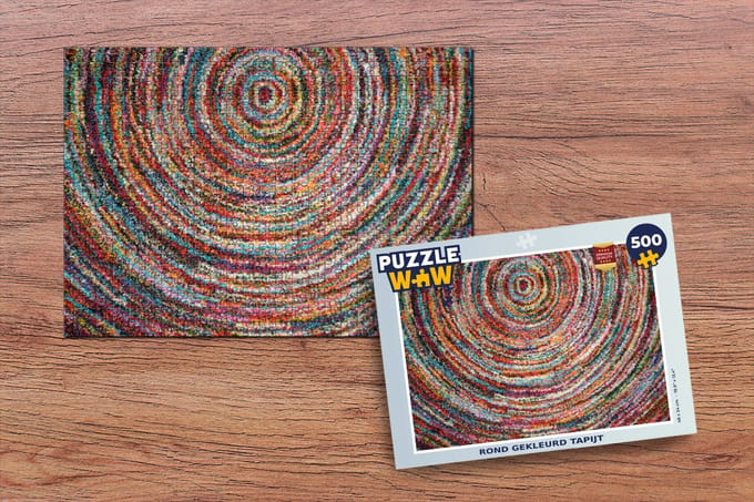 Puzzel Cirkel - Kleuren - Tapijt - Legpuzzel - Puzzel 500 stukjes