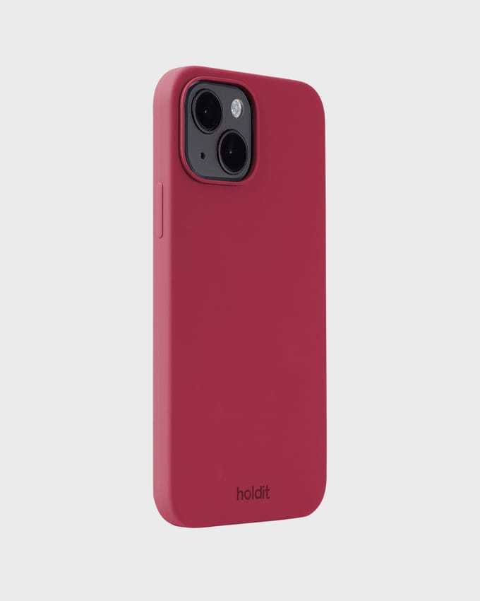 Holdit Silicone Case geschikt voor Apple iPhone 15 - Red Velvet