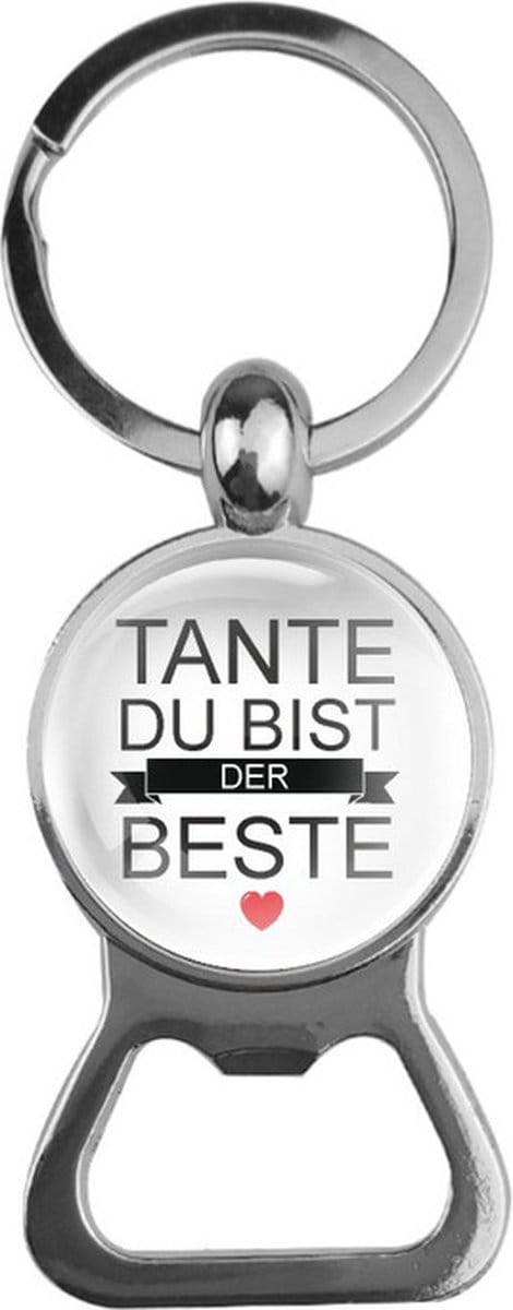 Bieropener Glas - Tante Du Bist Der Beste