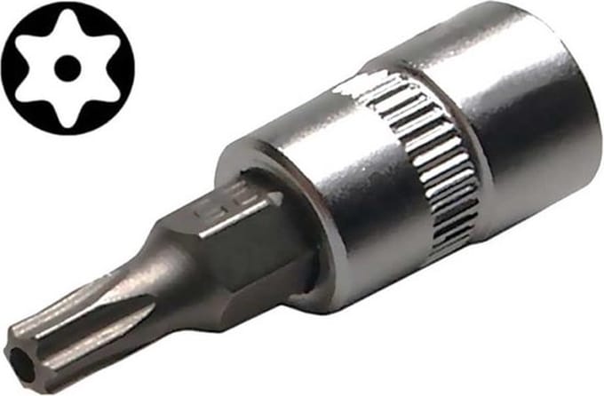 SW-Stahl TEM/4-T8 schroevendraaierbit, 6,3 mm (1/4") aandrijving TR-profiel