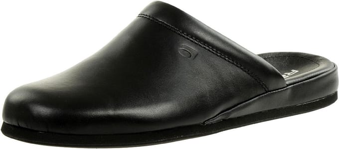 Rohde herenpantoffels 6600 – Zwart – Comfortabel & warm – Maat 47