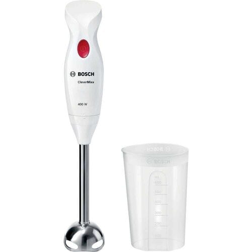 Bosch CleverMixx 400 Watt Metallfuß Staafmixer 400 W RVS, Wit
