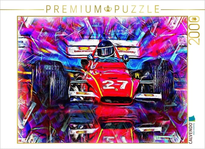 Fotopuzzel Formule 1 - Raceauto Puzzel - Ontspannend Tijdverdrijf - 2000 Stukjes - 37 x 27 cm
