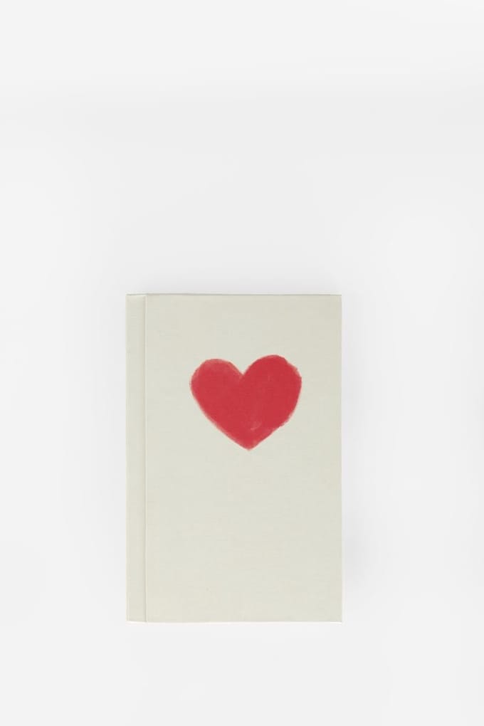 Sissy-Boy - Wit notitieboek met hart