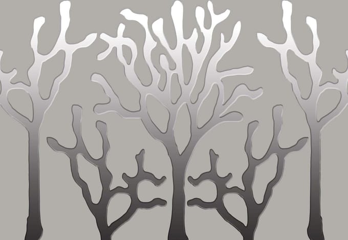 Fotobehang Tree Abstract | XL - 208cm x 146cm | 130g/m2 Vlies