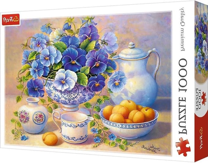Legpuzzel - Puzzelstukjes - Ontspannen - Premium kwaliteit - 1000 onderdelen - Blauw
