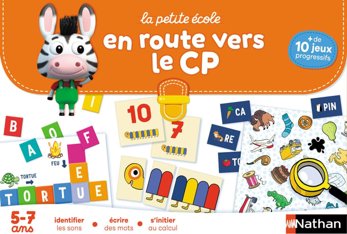 Coffret éducatif - NATHAN - La petite école - En route vers le CP ! - Jeux progressifs - Mixte pur