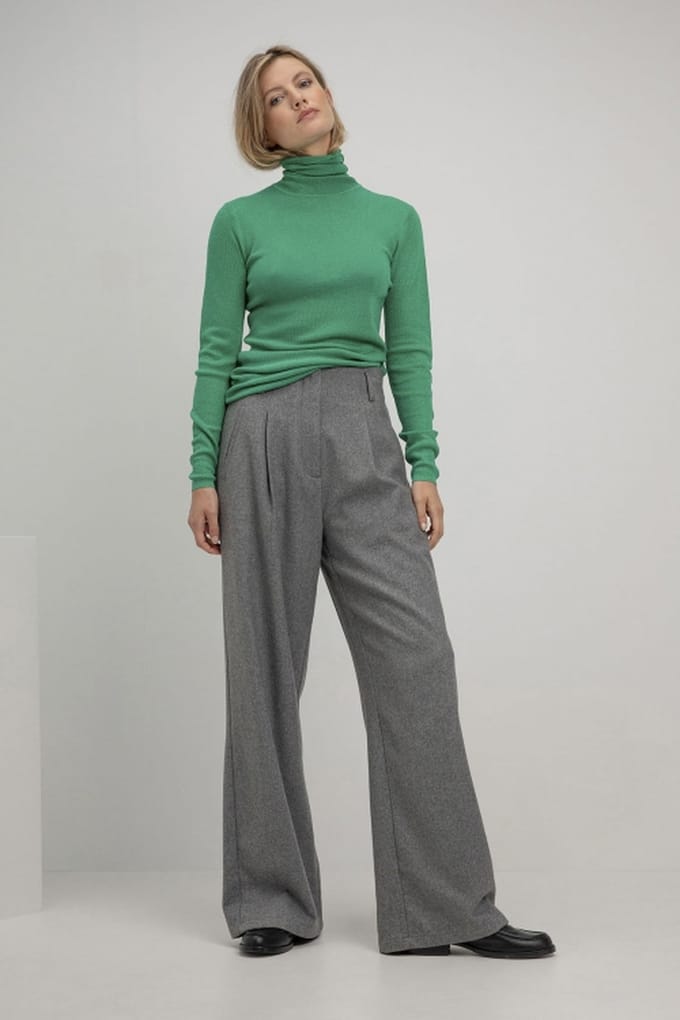 Josephine & Co Saar Sweater Parrot Green Taglia: L | Maglioni a maglia Outlet | Donna | Verde