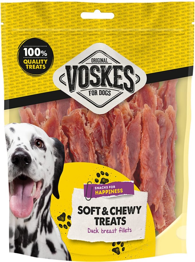 Voskes Hondensnack Eendenborst - 400 gr