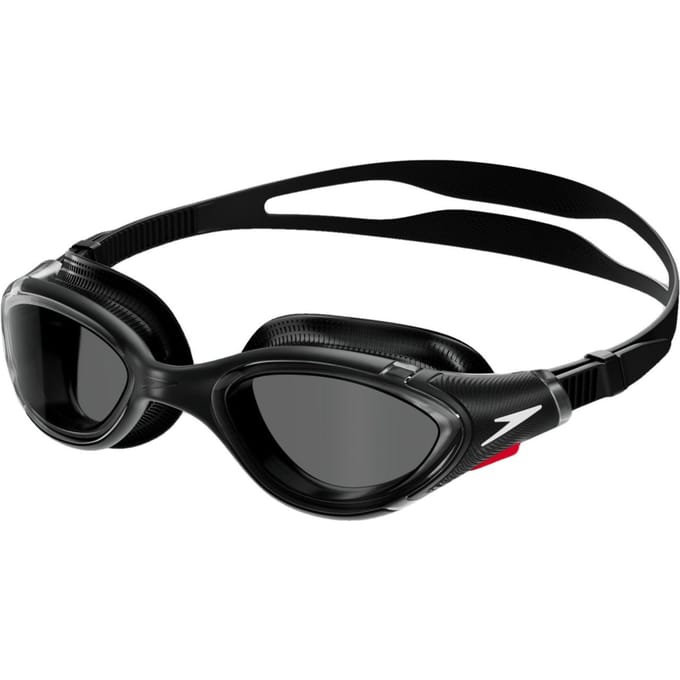 Speedo Heren Biofuse zwembril (Zwart/Wit/Rook)