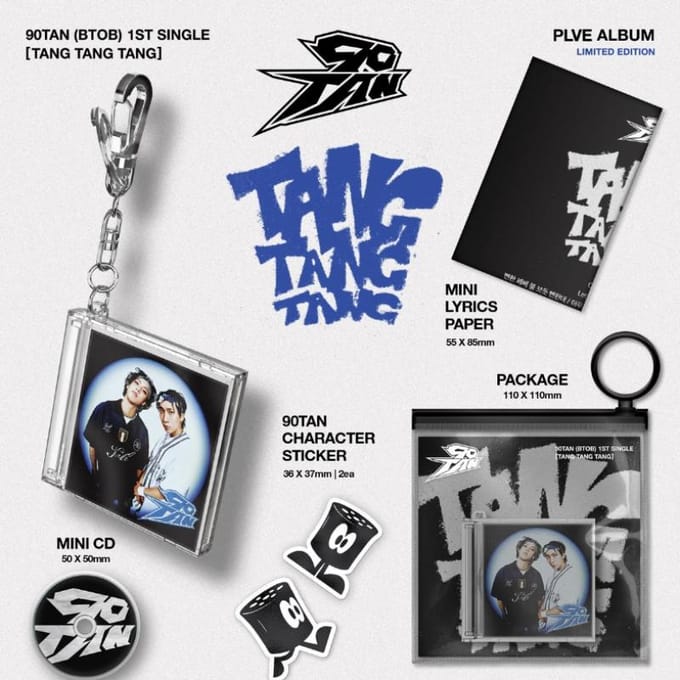 90TAN (BTOB) - Premier album de TANG TANG TANG (Édition limitée) PLVE Ver. blue