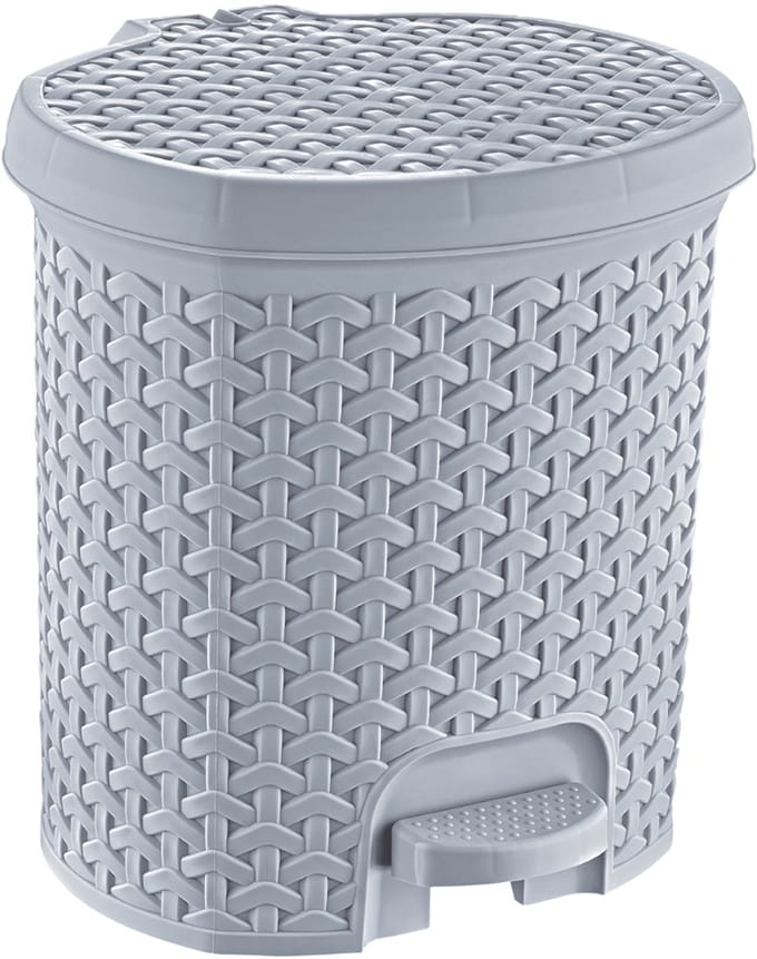 Trappedalvanger 'Tjark', 5,5 liter, nordic-grijs
