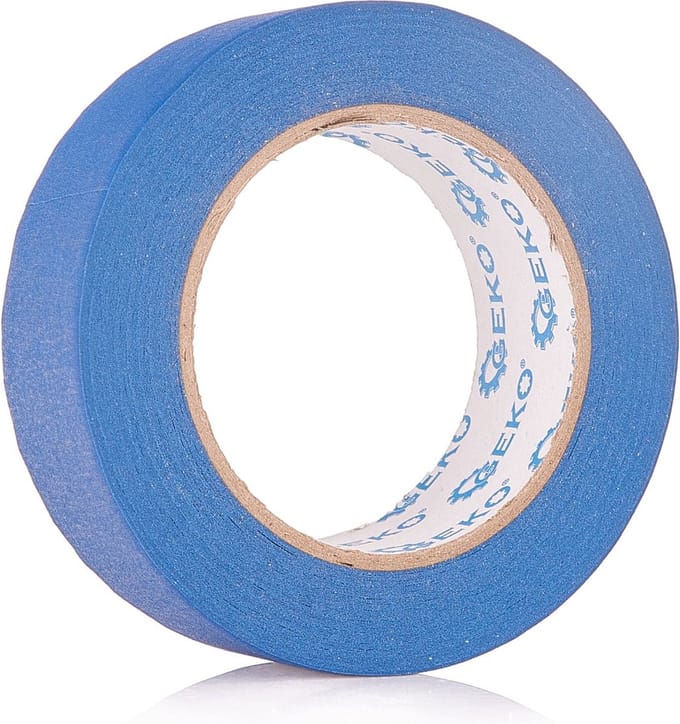 Schilderstape - 38mm x 50 meter - UV bestendig - Afplak tape - GEKO