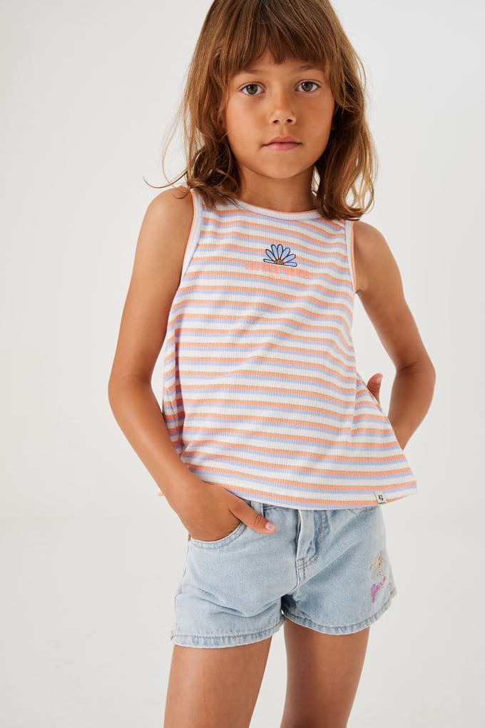 GARCIA Meisjes Shorts Blauw - Maat 98