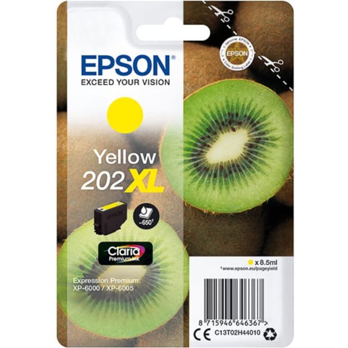 Epson Inktcartridge 202XL (C13T02H44010) Geel Hoge capaciteit